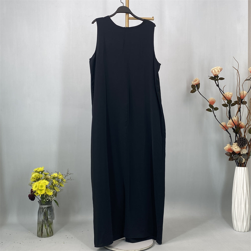 Soft Nida Abaya Slip Dress | Modest Layering Underdress