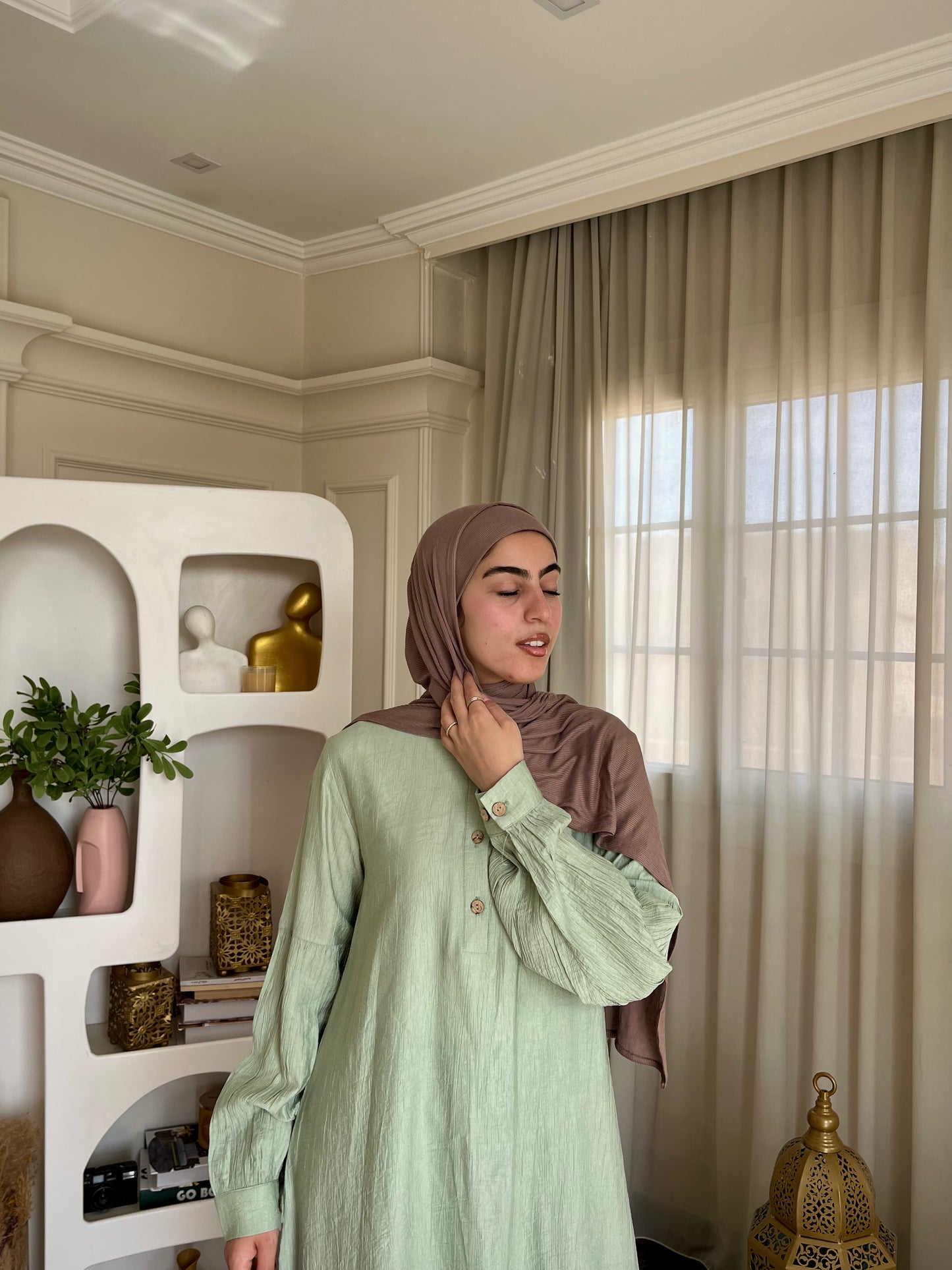 Lightweight Hijab Set with Undercap | Lightweight Soft Modal Scarf | Everyday Muslim Headscarf | Modest Wrap Hijab