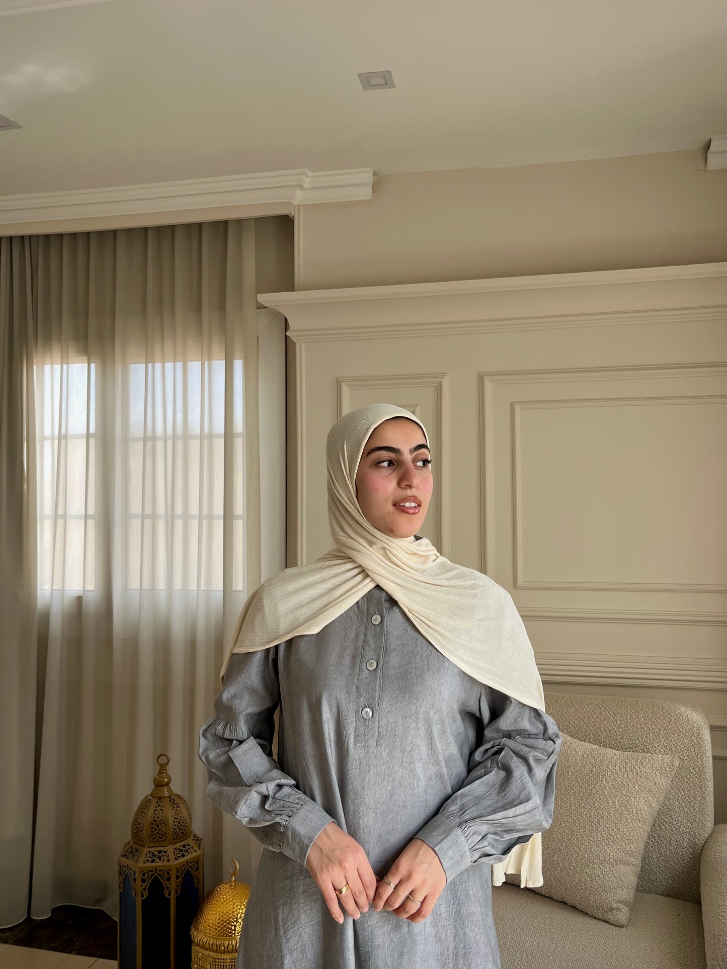 Lightweight Hijab Set with Undercap | Lightweight Soft Modal Scarf | Everyday Muslim Headscarf | Modest Wrap Hijab