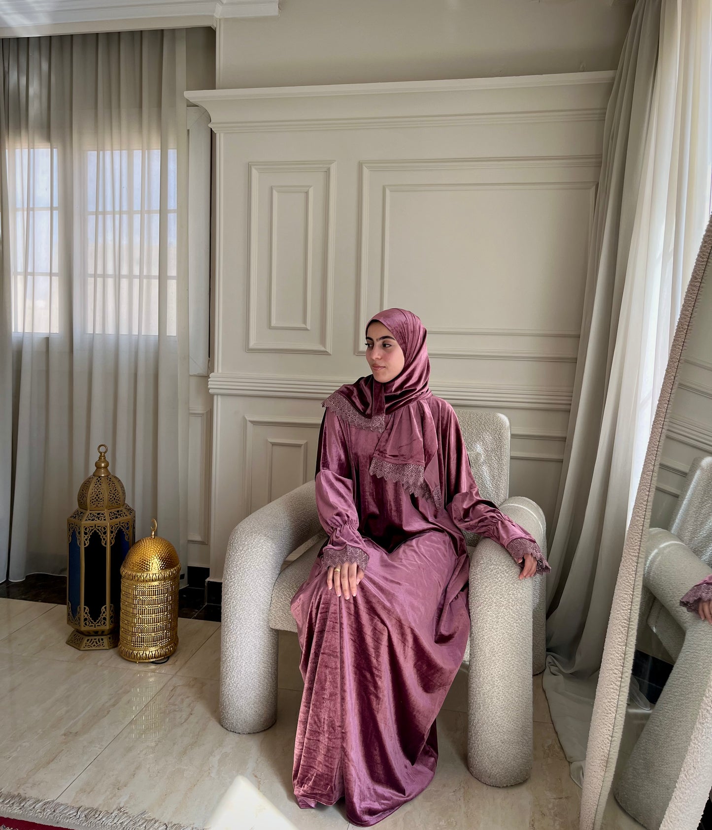 French Velvet Isdal – Luxury Prayer Dress