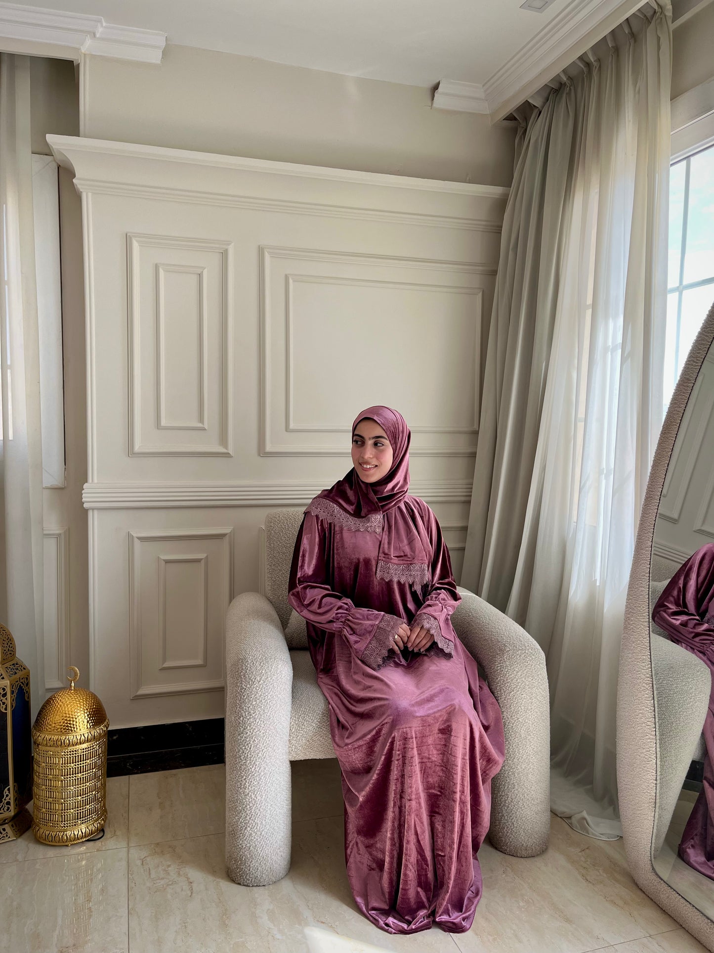 French Velvet Isdal – Luxury Prayer Dress