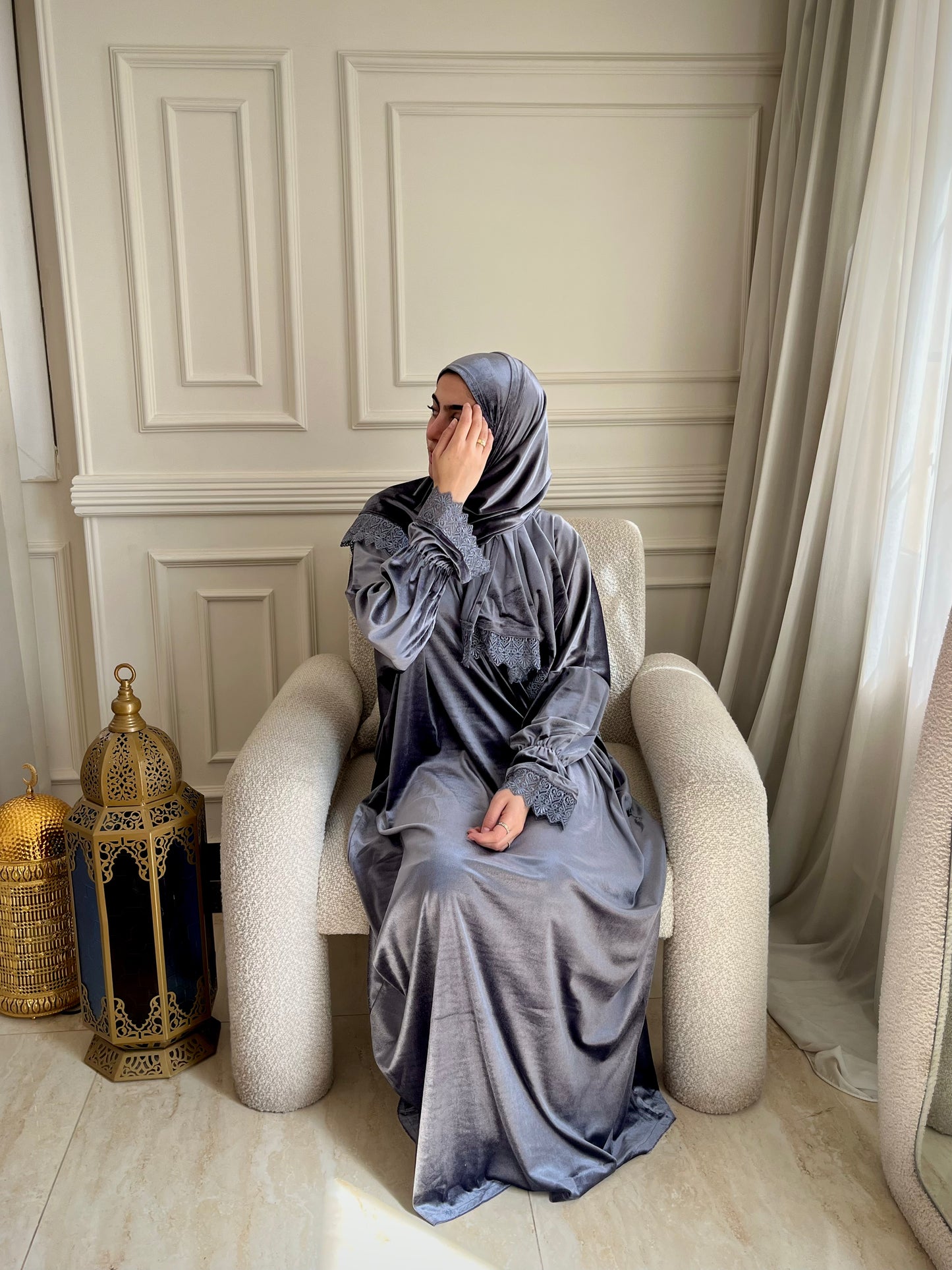 French Velvet Isdal – Luxury Prayer Dress