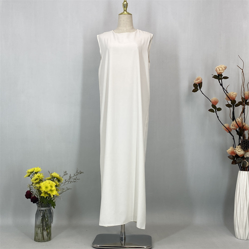 Soft Nida Abaya Slip Dress | Modest Layering Underdress
