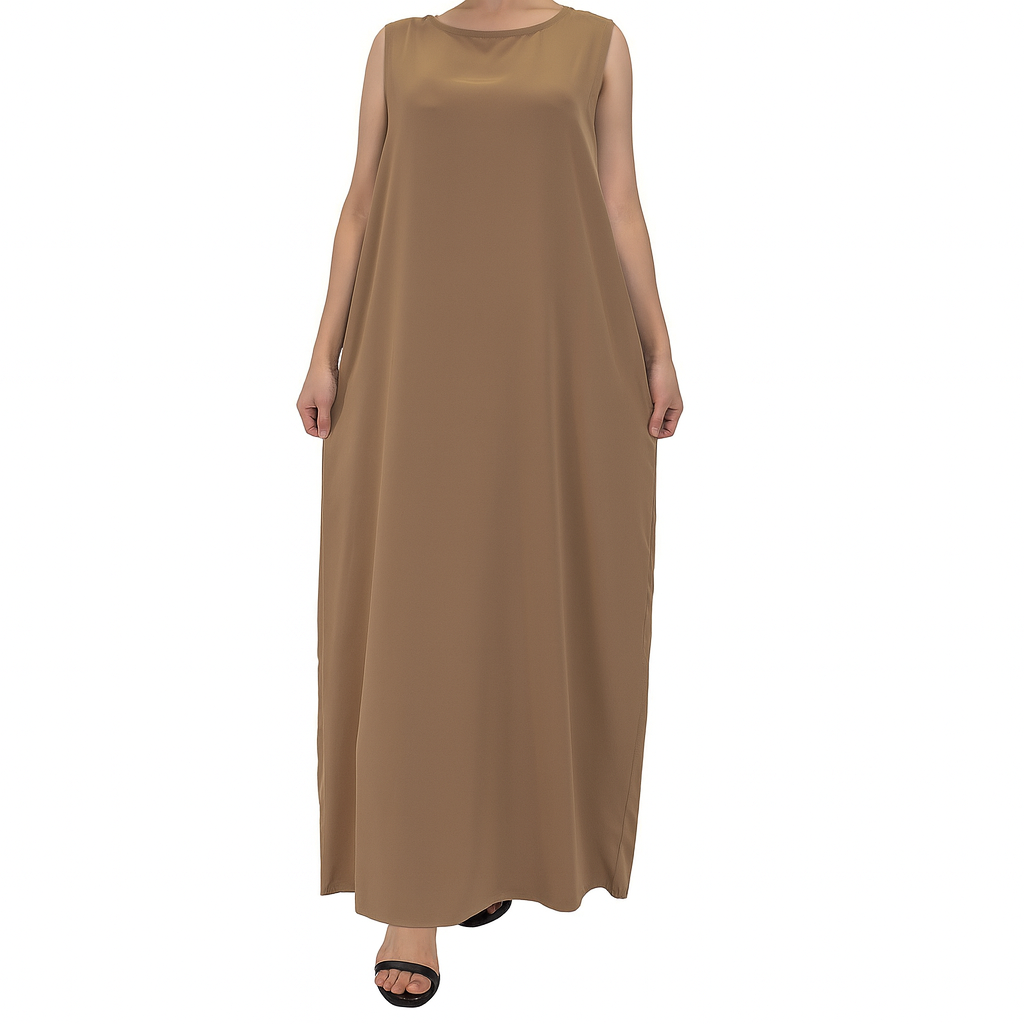 Soft Nida Abaya Slip Dress | Modest Layering Underdress