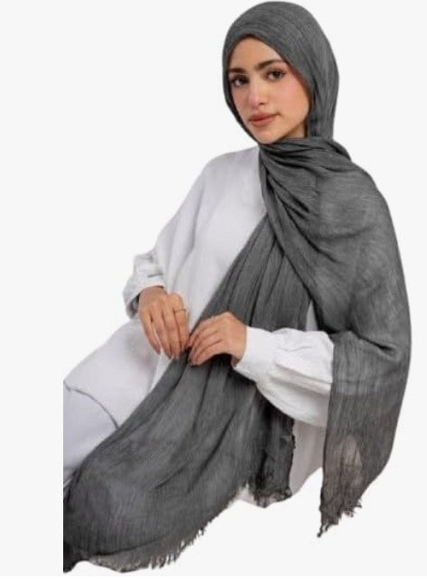 Thai Shaash Cotton Gauze Hijab – Lightweight & Non-Slippery