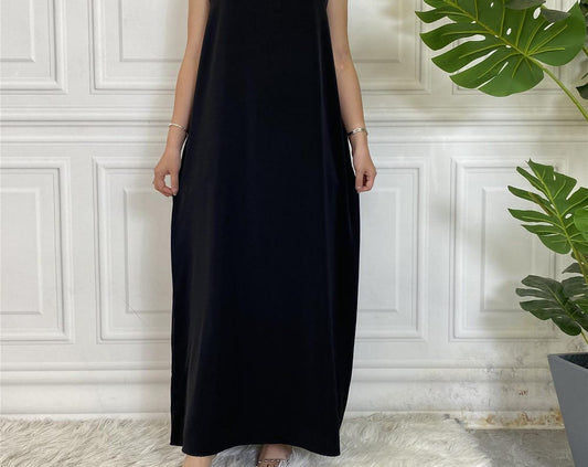 Soft Nida Abaya Slip Dress | Modest Layering Underdress